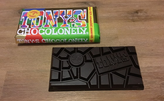 Tony's Chocolonely Limited Editions 2015 puur amandel zeezout